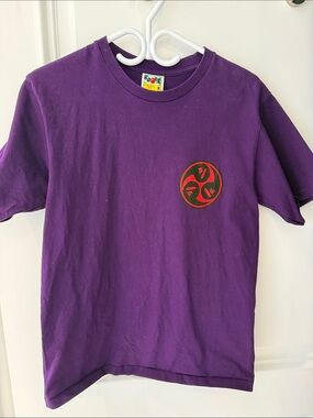 Men's Purple A Bathing Ape BAPE t- shirt